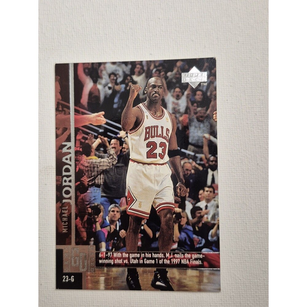 1997 Upper Deck Michael Jordan Game Dated Moments #23-G Bulls NBA Finals